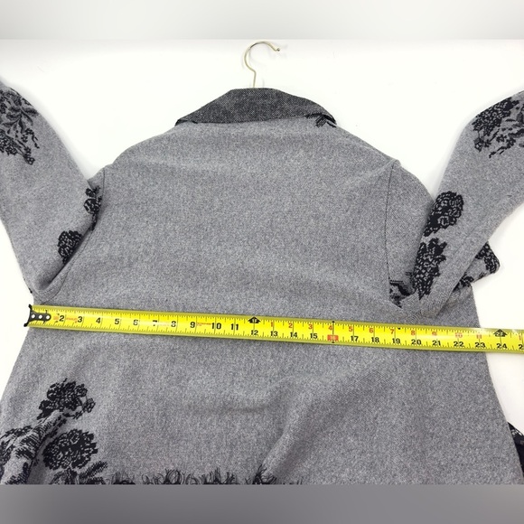 Soft Surroundings Womens Lace Ruana Cardigan Size M Angora Blend Open Sweater - Picture 10 of 12
